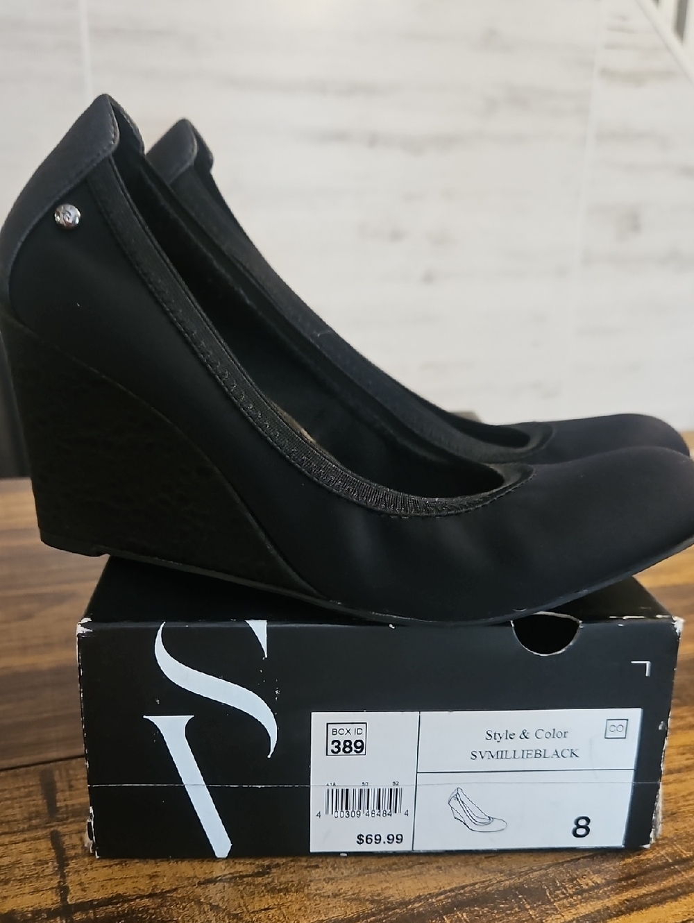 Simply Vera Vera Wang Black Wedge Pumps - Women's Dress Wedges